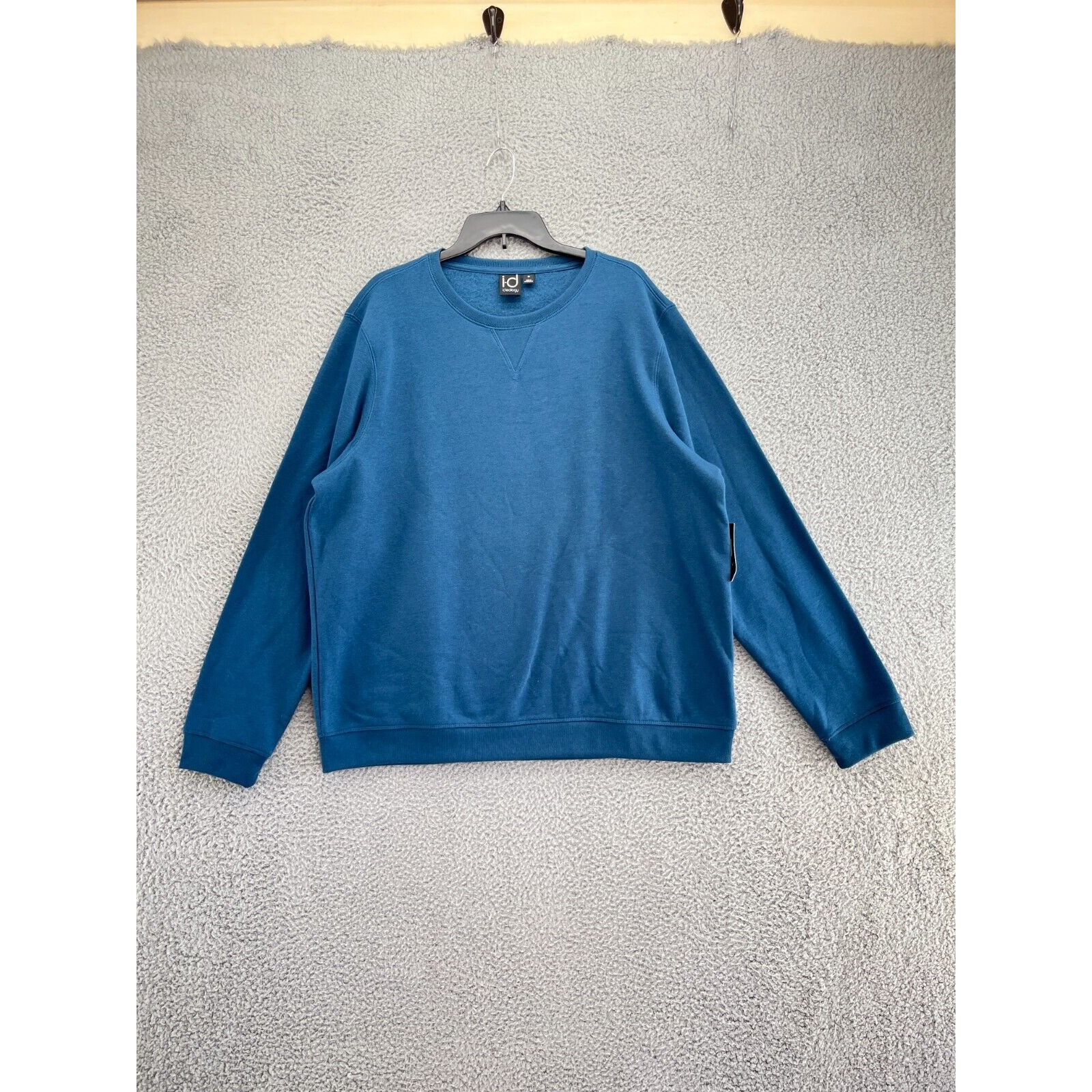 Ideology Sweatshirt Mens Xl Blue Long Sleeve Crew Neck New $30